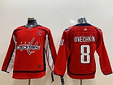Youth Capitals 8 Alexander Ovechkin Red Adidas Jersey,baseball caps,new era cap wholesale,wholesale hats